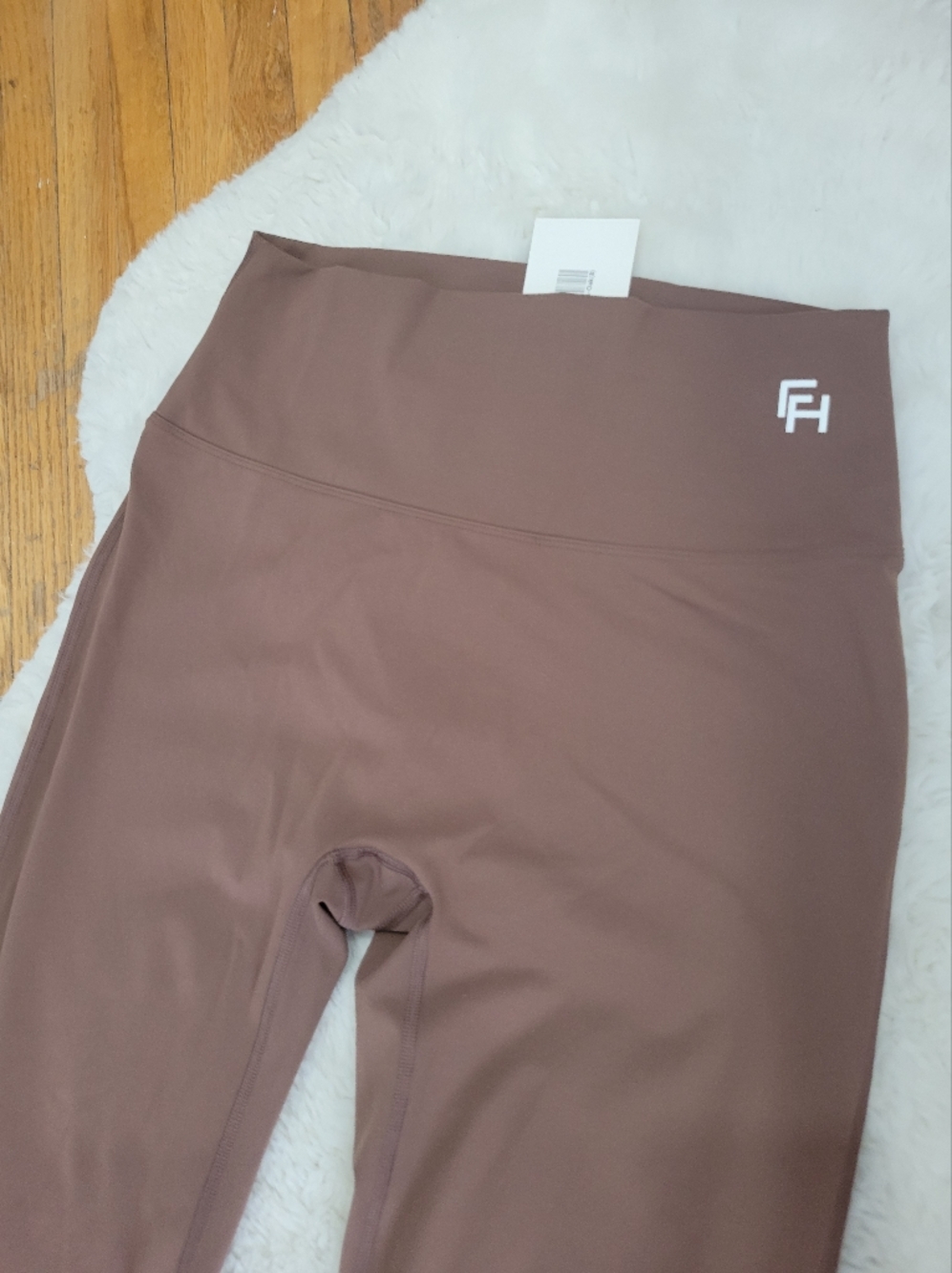 Dusty Brown Boot-Cut Flare Active Leggings